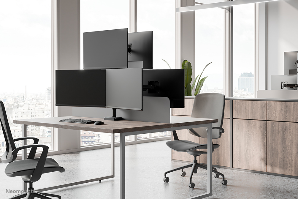 Neomounts DS60-600BL2-1 Triple monitor arm 10-32"